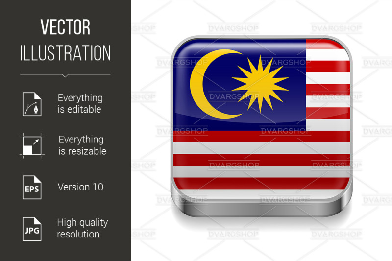 metal-icon-of-malaysia