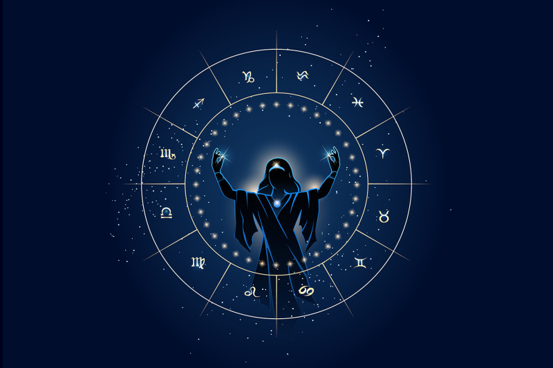 fortune-teller-and-zodiac-signs-inside-horoscope-circle-illustration