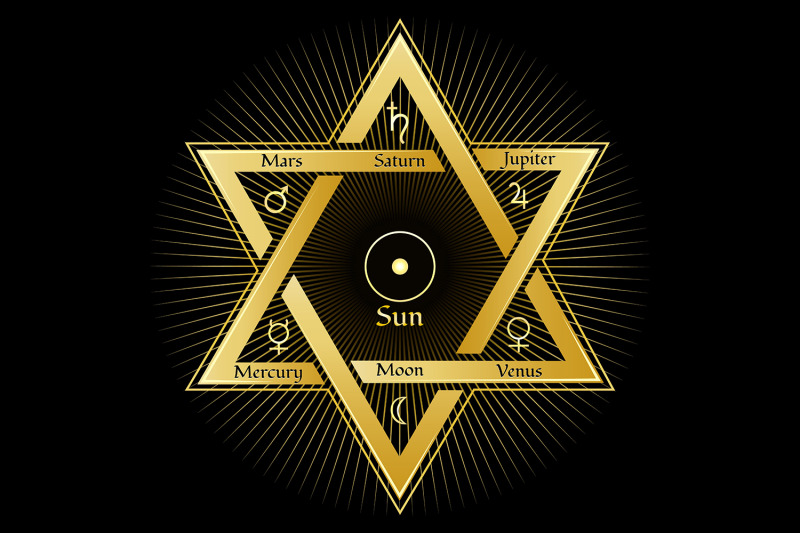 astrological-planet-symbols-in-the-hexagram-esoteric-illustration