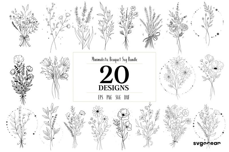 minimalistic-bouquet-svg-bundle