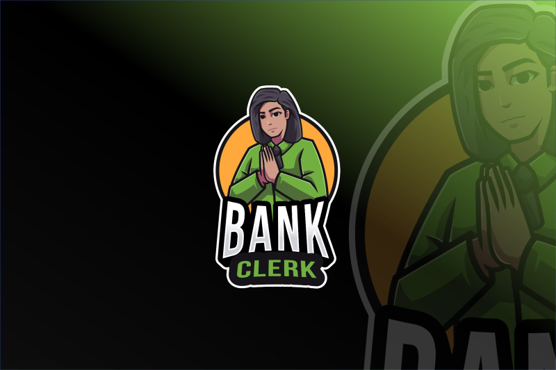 bank-clerk-logo-template