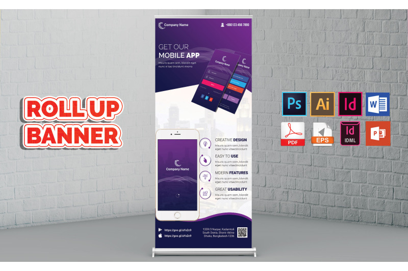 mobile-app-promotion-roll-up-banner