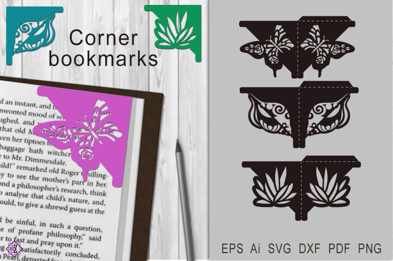corner-bookmarks-laser-cutting-paper-cutting-svg