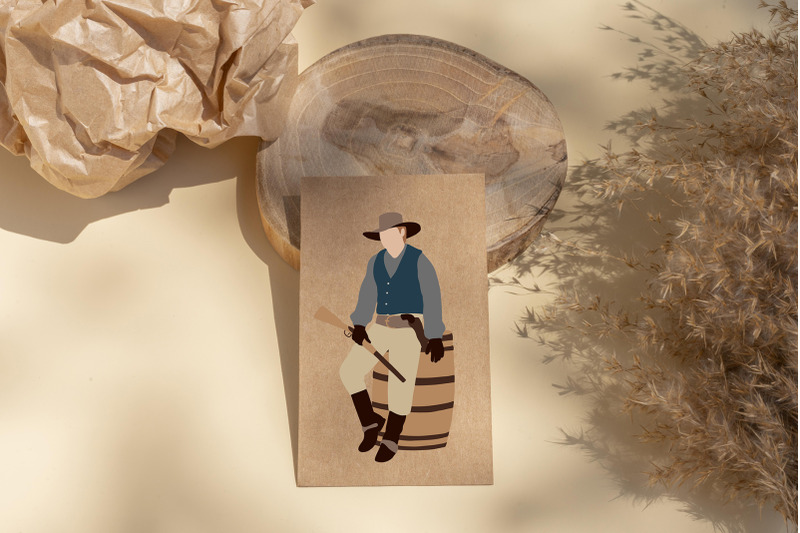 abstract-cowboy-clipart