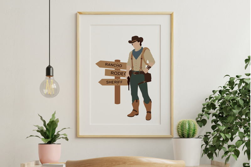 abstract-cowboy-clipart