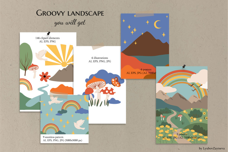 groovy-abstract-landscape-creator-clipart-background-with-mountains