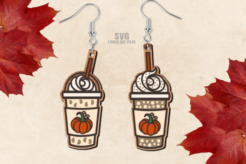 coffee-earrings-svg-laser-cut-files-fall-pumpkin-svg-glowforge-files