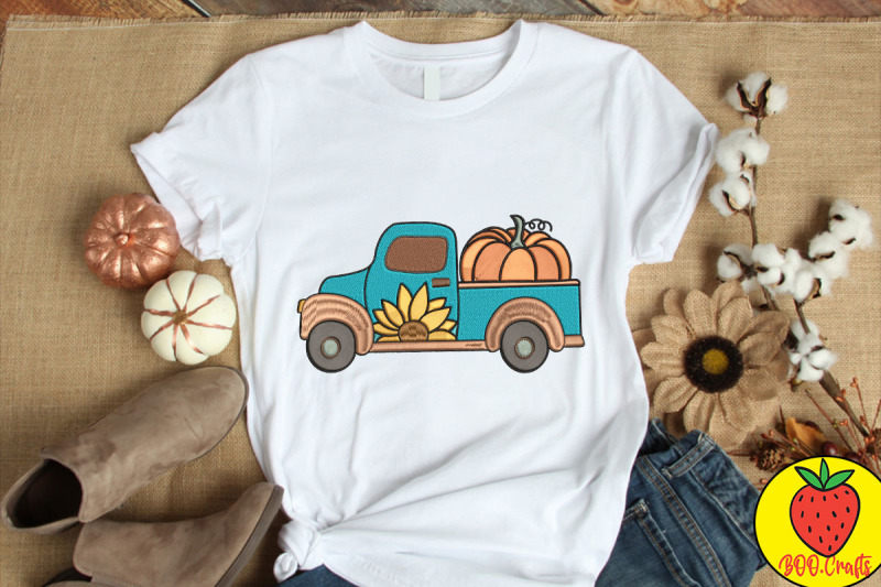 pumpkin-truck-embroidery-design