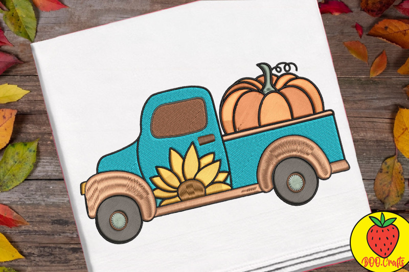 pumpkin-truck-embroidery-design