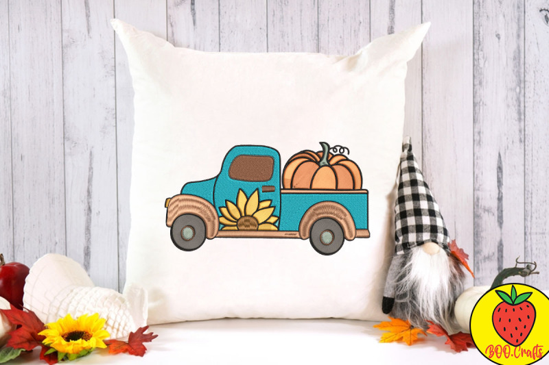 pumpkin-truck-embroidery-design