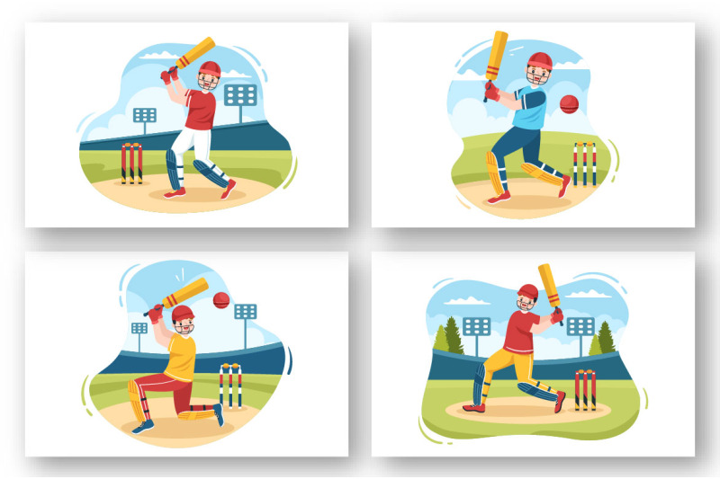 10-batsman-playing-cricket-sports-illustration