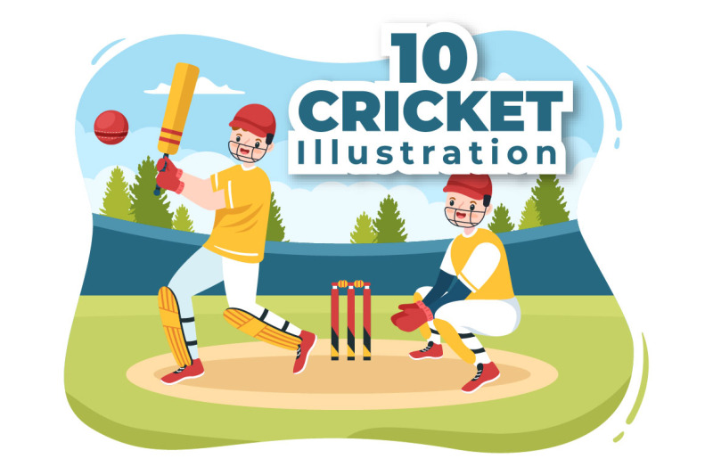 10-batsman-playing-cricket-sports-illustration