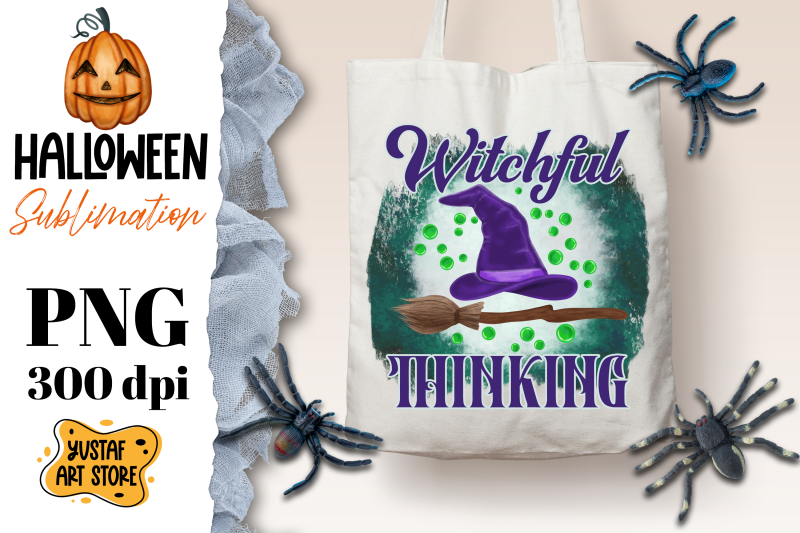 halloween-witch-sublimation-design-witchful-thinking