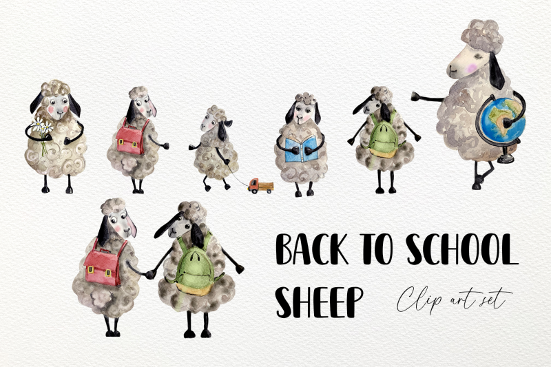 watercolor-back-to-school-sheep