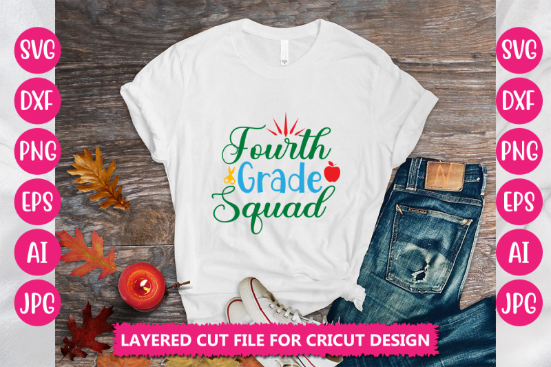 fourth-grade-squad-svg-cut-file