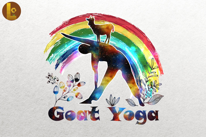 vintage-goat-yoga-gift-for-yoga-lover