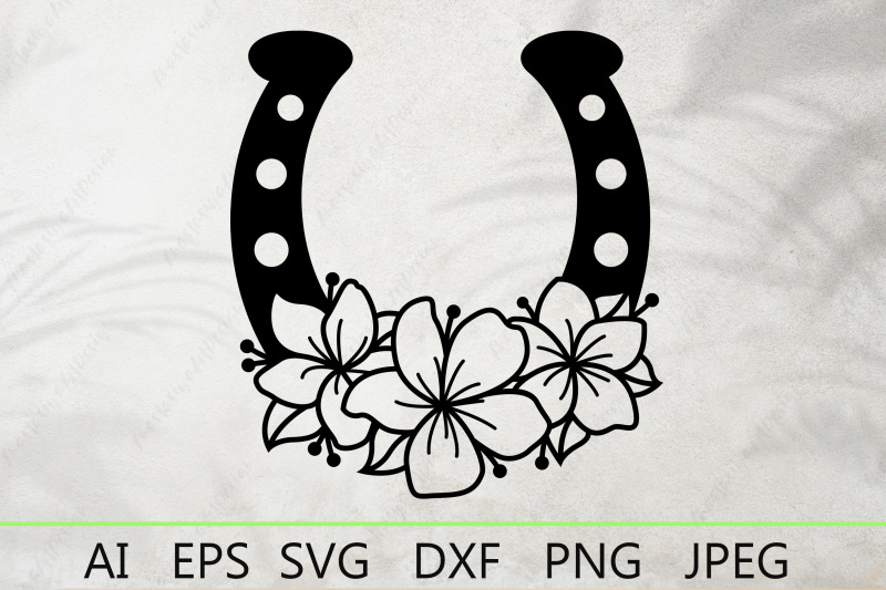 horseshoe-with-flowers-svg-lucky-symbol-svg-floral-horseshoe-svg