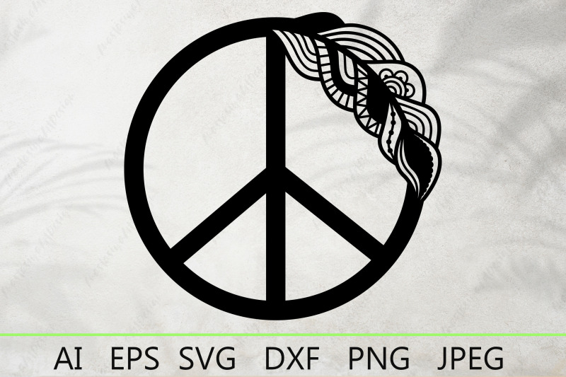 peace-sign-svg-boho-peace-symbol-with-feather-hippie-svg