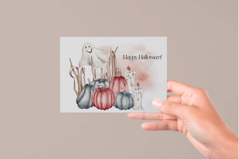 watercolor-set-happy-halloween