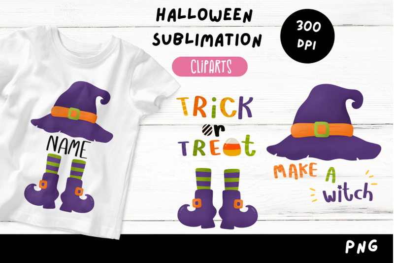 cute-kawaii-halloween-sublimation-witch-hat-kawaii-clipart