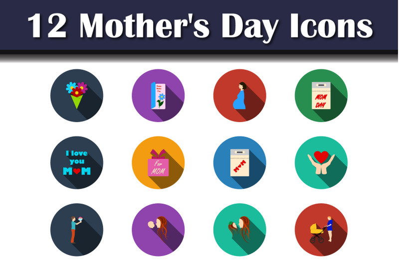 mother-039-s-day-icon-set