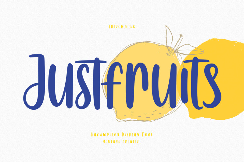 justfruits-handwritten-font