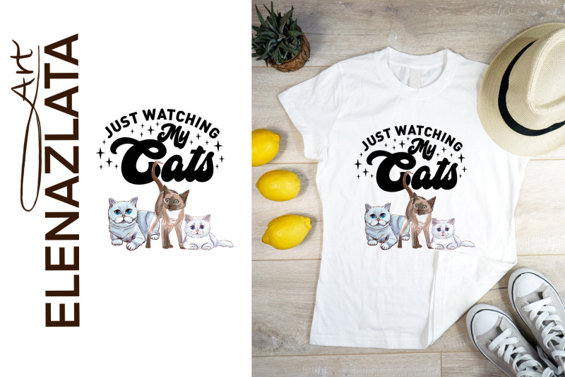 just-watching-my-cats-cat-sublimation-cat-clipart