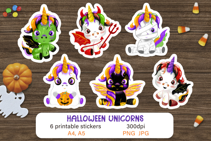 halloween-stickers-printable-unicorn-sticker-pack-for-cricut