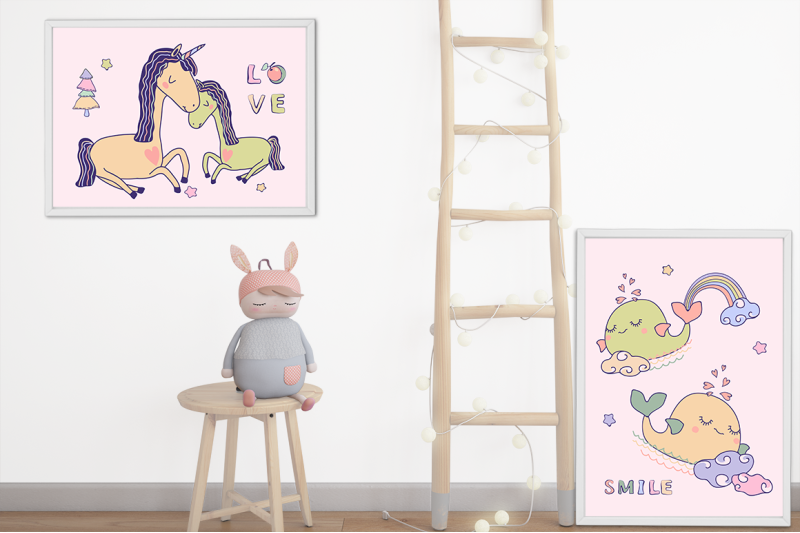 abstract-baby-illustration-set