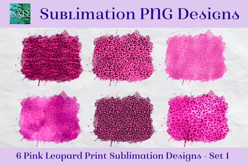 sublimation-png-designs-pink-leopard-print-set-1