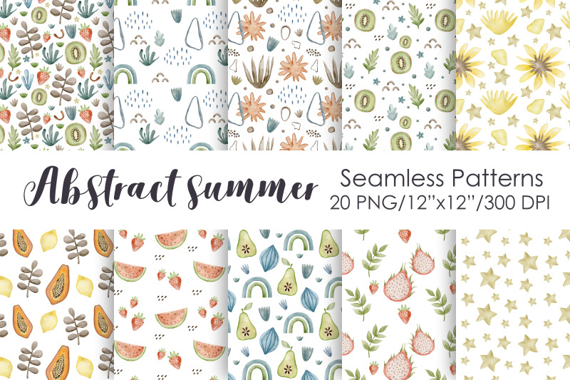 watercolor-abstract-summer-seamless-patterns