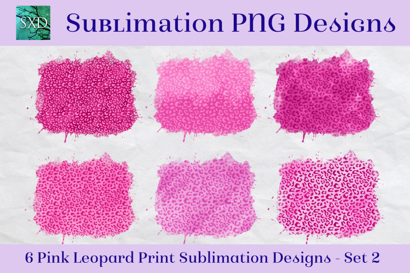 sublimation-png-designs-pink-leopard-print-set-2
