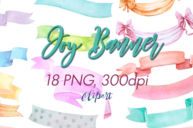 watercolor-banners-clipart-watercolor-cloth-banner-png