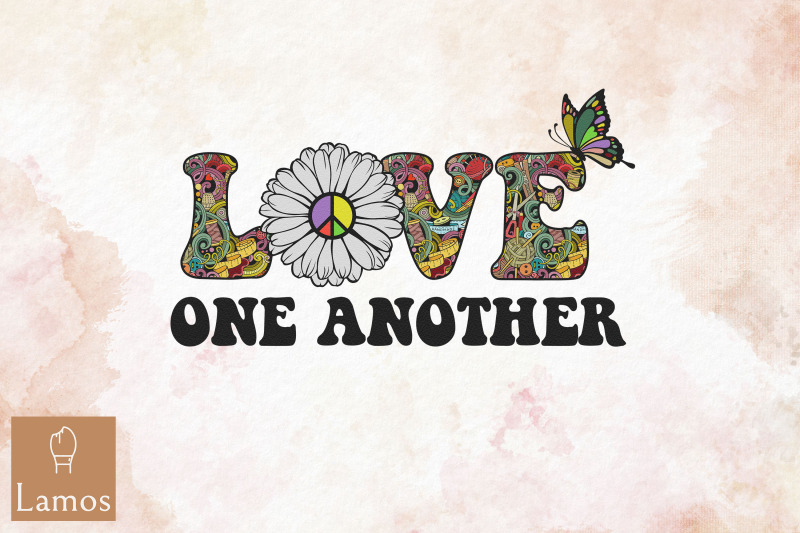 love-one-another-hippie-sign-design