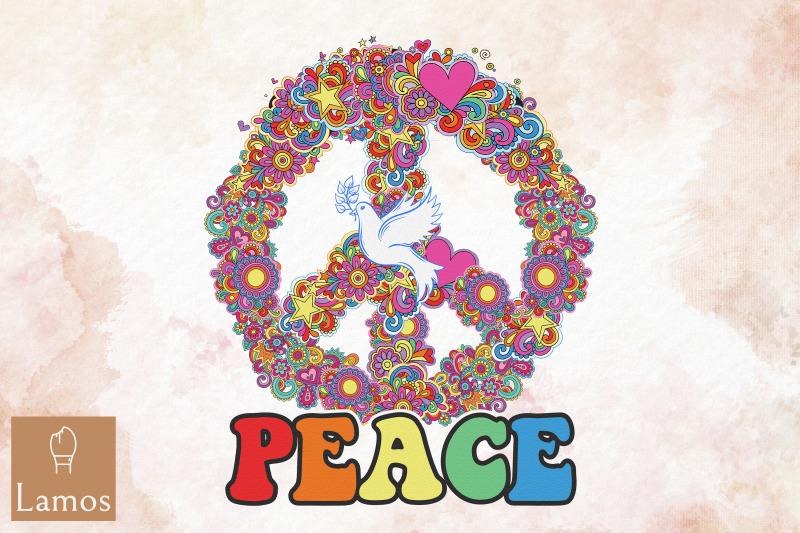 peace-floral-hippie-sign-sublimation