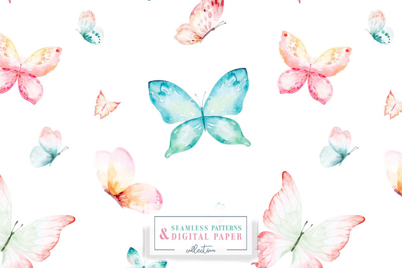 watercolor-butterfly-patterns-butterflies-magic-digital-paper