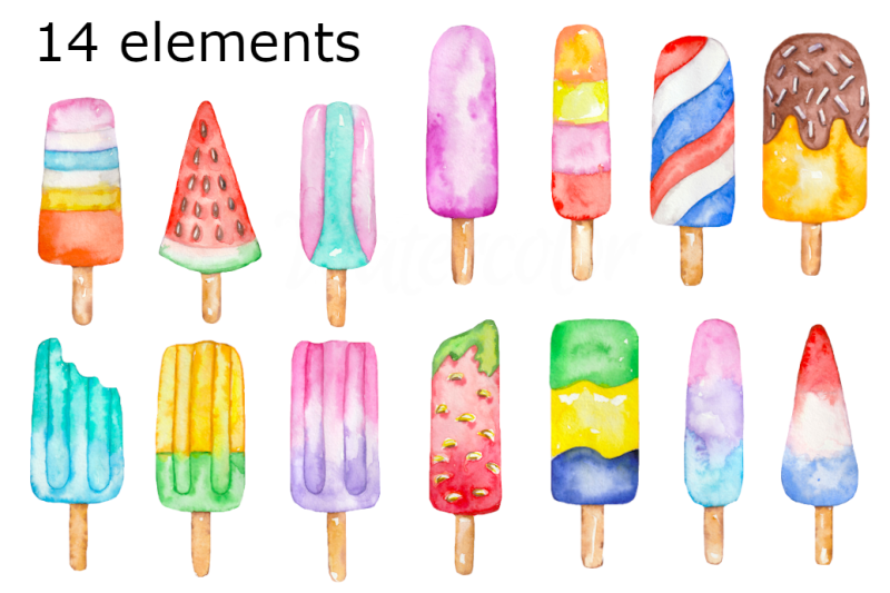 popsicle-watercolor-clipart