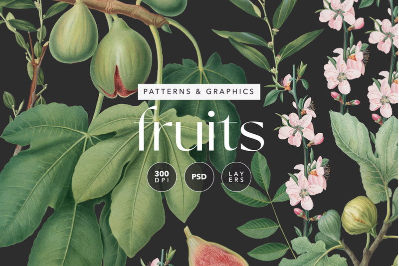 botanical-floral-and-fruits-pattern