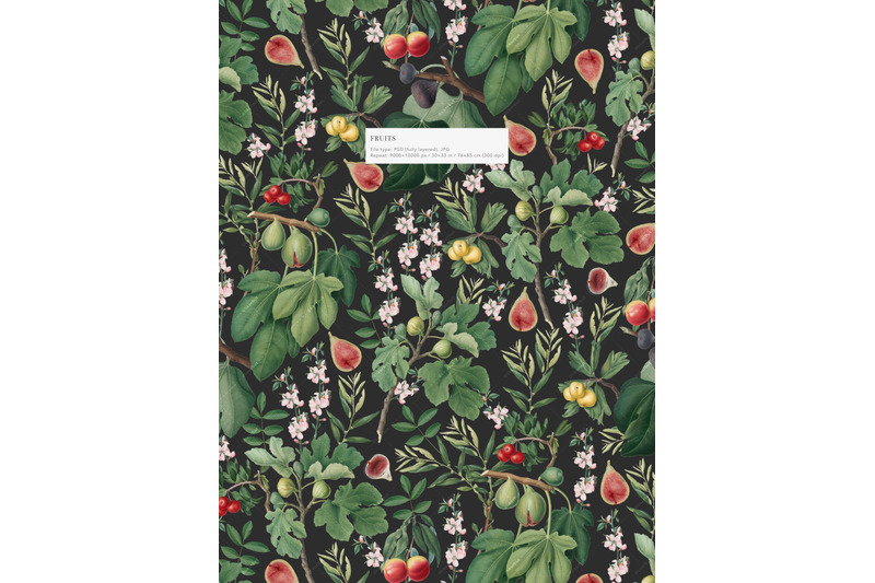 botanical-floral-and-fruits-pattern