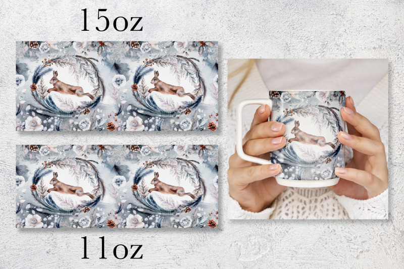 winter-mug-wrap-design-forest-animal-sublimation-christmas