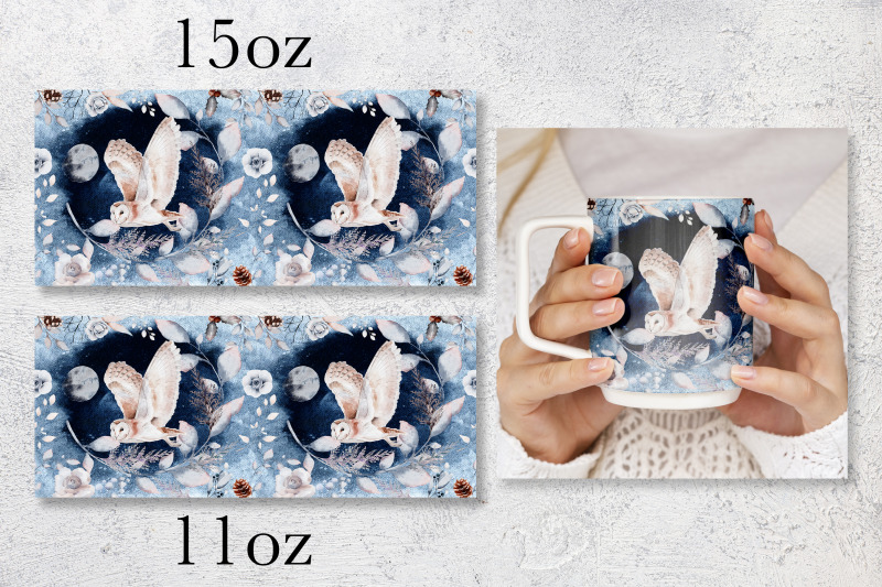 winter-mug-wrap-design-forest-animal-sublimation-christmas