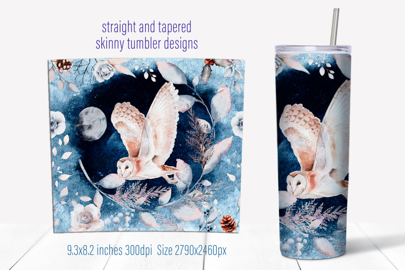 winter-forest-tumbler-wrap-design-christmas-sublimation-png