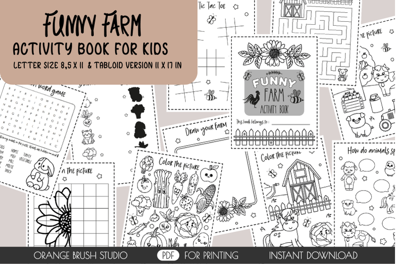 funny-cute-kawaii-farm-kids-activity-coloring-book-pdf-pages