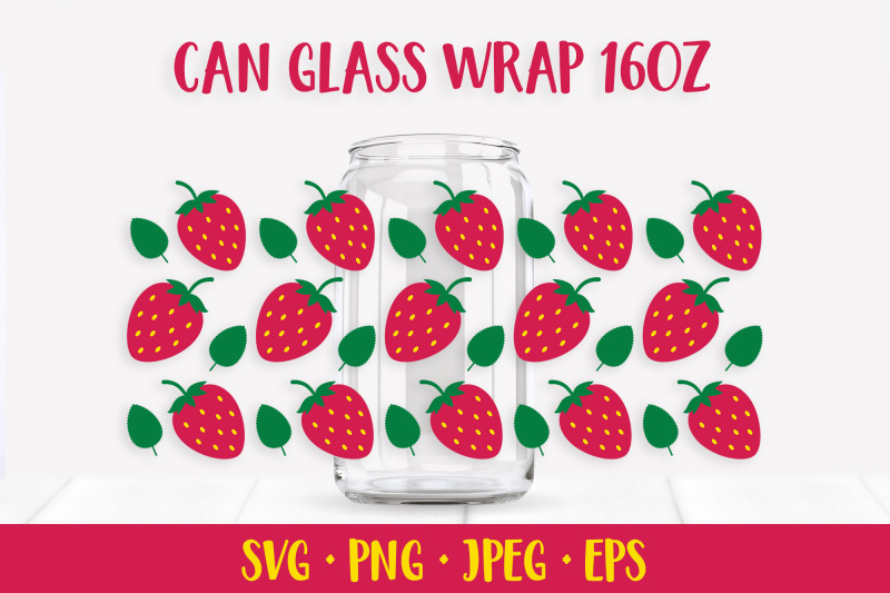 strawberries-can-glass-wrap-design-svg-summer-berry-glass-can