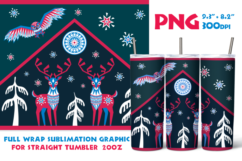 straight-tumbler-wrap-20oz-christmas-sublimation-bundle