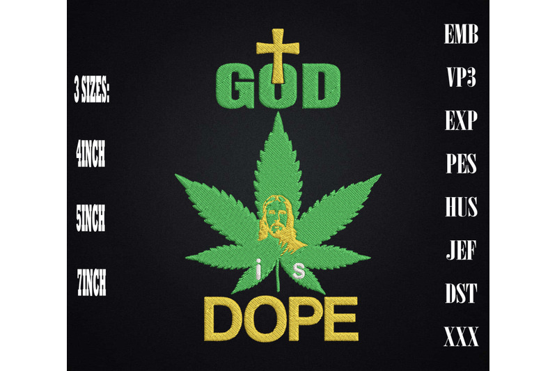 god-is-dope-christian-faith-believer-embroidery-for-jesus-christ-love