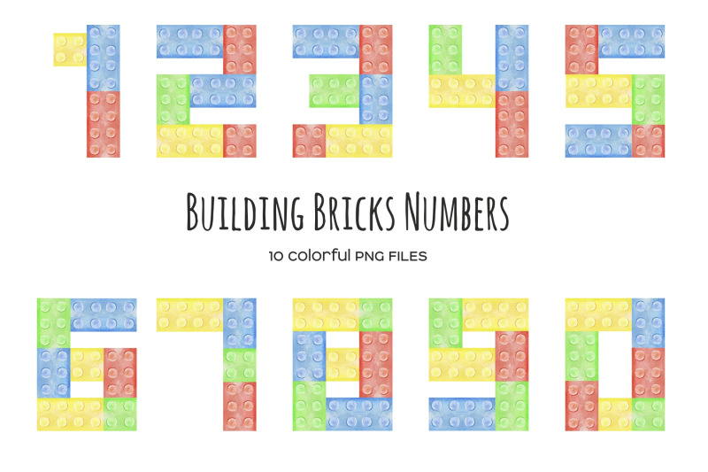 watercolor-plastic-building-bricks-numbers-digits-0-9