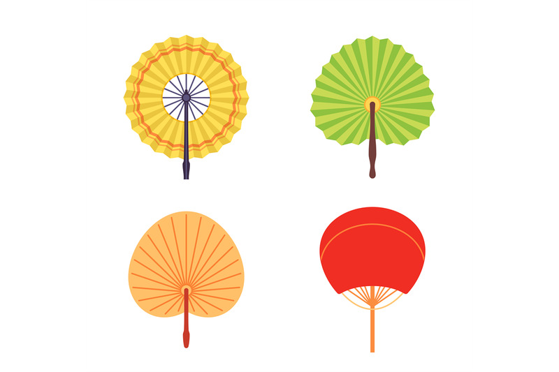 handheld-fan-colorful-paper-traditional-accessories-japanese-folding