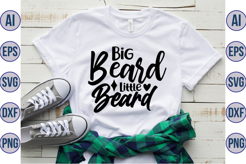 big-beard-little-beard-svg