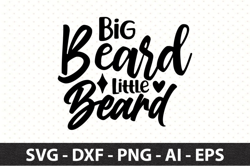 big-beard-little-beard-svg